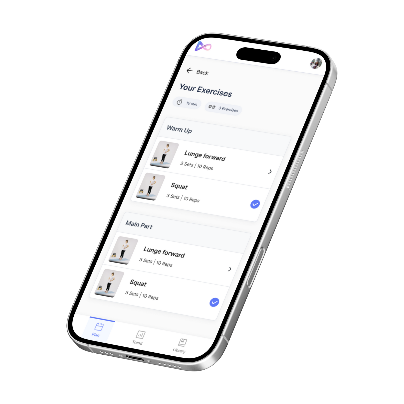 InfiniHeal Mobile Mockup